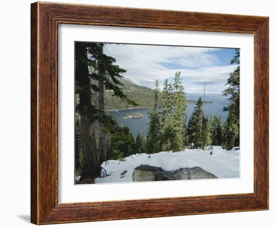 Emerald Bay, Lake Tahoe, California, USA-Ethel Davies-Framed Photographic Print