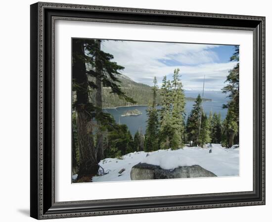 Emerald Bay, Lake Tahoe, California, USA-Ethel Davies-Framed Photographic Print