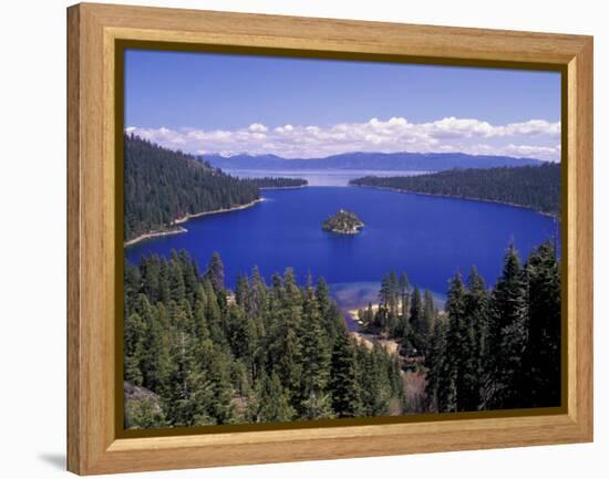 Emerald Bay, Lake Tahoe, California, USA-Adam Jones-Framed Premier Image Canvas