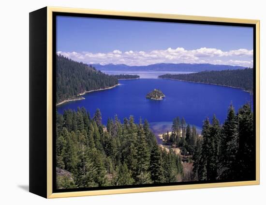 Emerald Bay, Lake Tahoe, California, USA-Adam Jones-Framed Premier Image Canvas