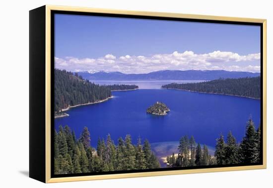 Emerald Bay, Lake Tahoe, California, USA-Adam Jones-Framed Premier Image Canvas