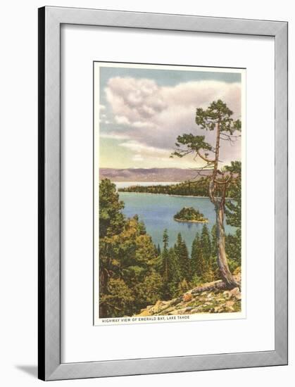 Emerald Bay, Lake Tahoe-null-Framed Art Print