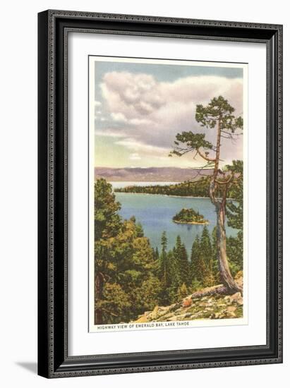 Emerald Bay, Lake Tahoe-null-Framed Art Print