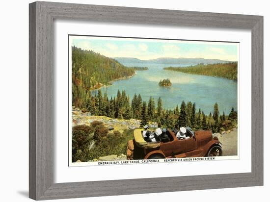 Emerald Bay, Lake Tahoe-null-Framed Art Print