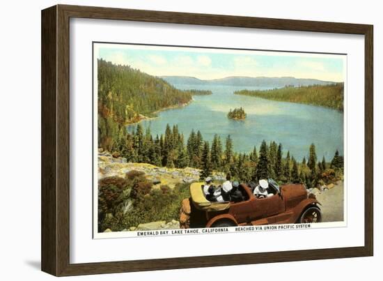 Emerald Bay, Lake Tahoe-null-Framed Art Print