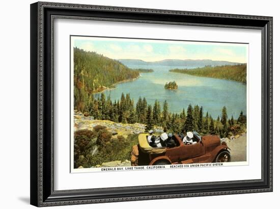 Emerald Bay, Lake Tahoe-null-Framed Art Print