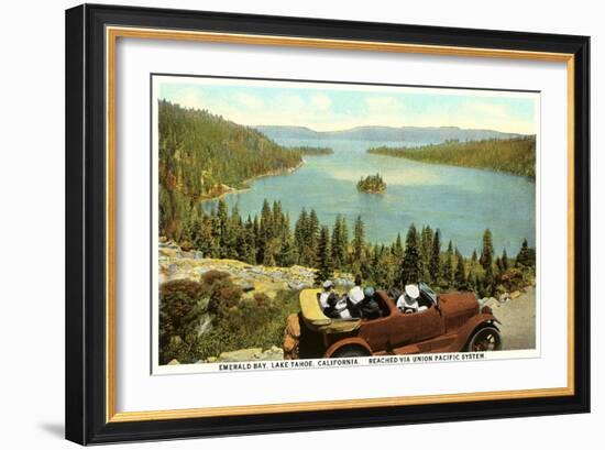 Emerald Bay, Lake Tahoe-null-Framed Art Print