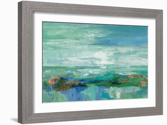 Emerald Bay-Silvia Vassileva-Framed Art Print