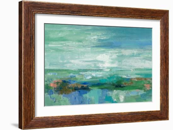 Emerald Bay-Silvia Vassileva-Framed Art Print