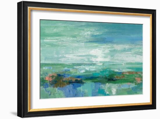 Emerald Bay-Silvia Vassileva-Framed Art Print