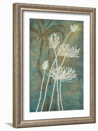 Emerald Blooms 1-Filippo Ioco-Framed Art Print