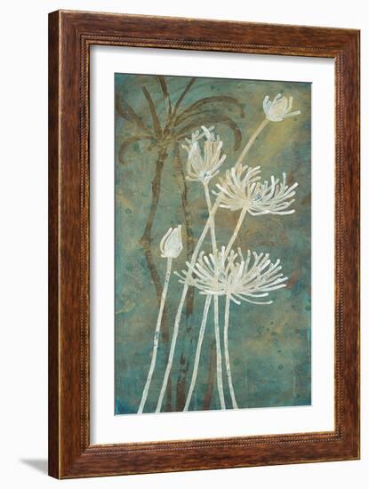 Emerald Blooms 1-Filippo Ioco-Framed Art Print