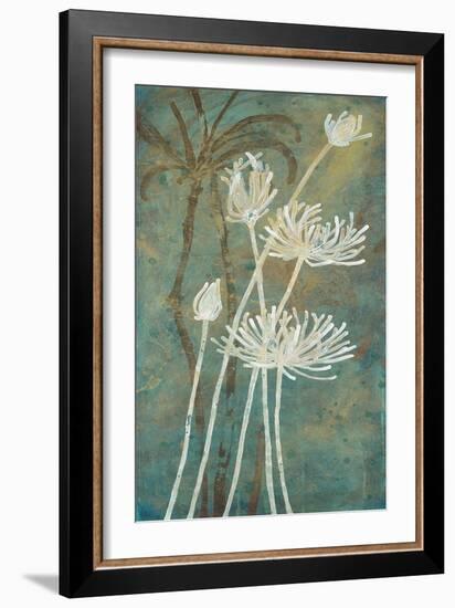 Emerald Blooms 1-Filippo Ioco-Framed Art Print