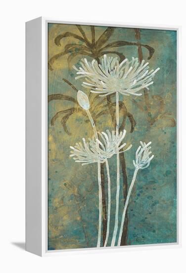 Emerald Blooms 2-Filippo Ioco-Framed Stretched Canvas