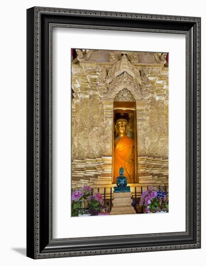 Emerald Buddha and Golden Buddha in the Main Bot of Historic Wat Phra That Lampang Luang Temple-Alex Robinson-Framed Photographic Print