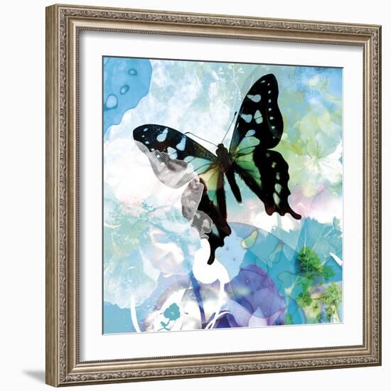 Emerald Butterfly I-Ingrid Van Den Brand-Framed Giclee Print