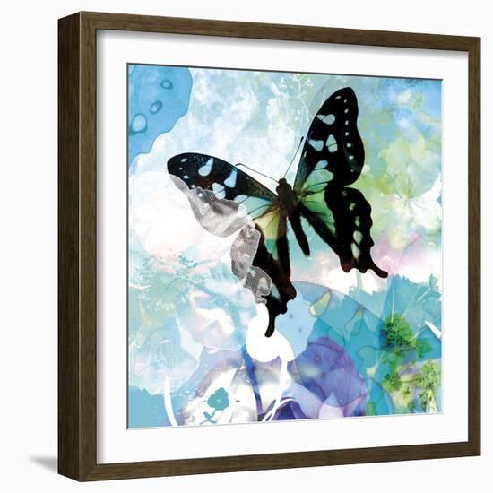 Emerald Butterfly I-Ingrid Van Den Brand-Framed Giclee Print