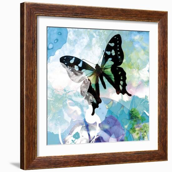 Emerald Butterfly I-Ingrid Van Den Brand-Framed Giclee Print