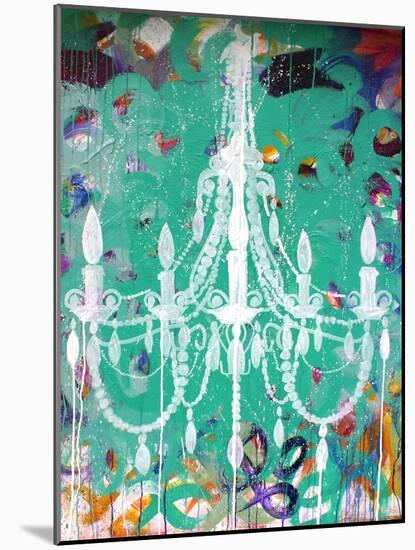 Emerald Chandelier-Kent Youngstrom-Mounted Art Print