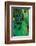 emerald cicada on leaves, mexico-claudio contreras-Framed Photographic Print