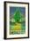 Emerald City Retro Travel Poster-null-Framed Art Print