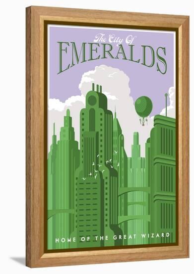 Emerald City Travel-Steve Thomas-Framed Premier Image Canvas