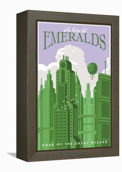 Emerald City Travel-Steve Thomas-Framed Premier Image Canvas