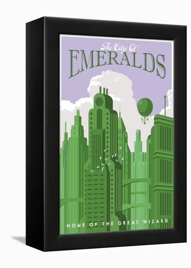 Emerald City Travel-Steve Thomas-Framed Premier Image Canvas