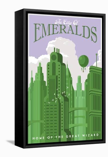 Emerald City Travel-Steve Thomas-Framed Premier Image Canvas