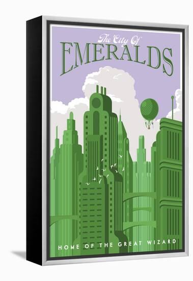 Emerald City Travel-Steve Thomas-Framed Premier Image Canvas