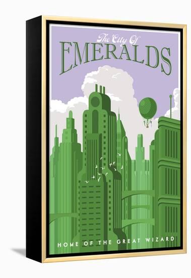 Emerald City Travel-Steve Thomas-Framed Premier Image Canvas