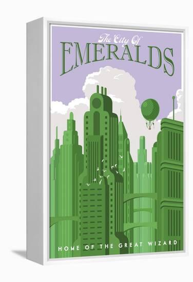 Emerald City Travel-Steve Thomas-Framed Premier Image Canvas