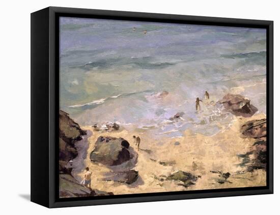 Emerald Coast-Bob Brown-Framed Premier Image Canvas
