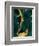 Emerald Dream Landscape C-THE Studio-Framed Giclee Print