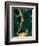 Emerald Dream Landscape C-THE Studio-Framed Giclee Print