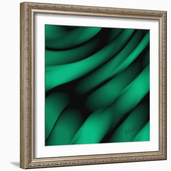 Emerald Fibers Two-Ruth Palmer-Framed Art Print