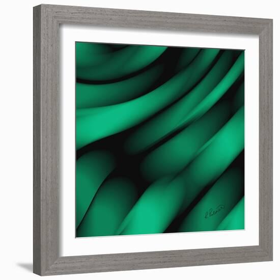 Emerald Fibers Two-Ruth Palmer-Framed Art Print