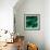 Emerald Fibers Two-Ruth Palmer-Framed Art Print displayed on a wall