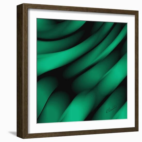 Emerald Fibers Two-Ruth Palmer-Framed Art Print