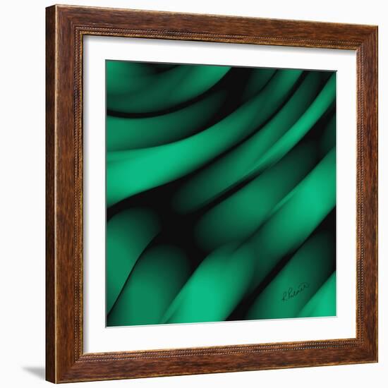 Emerald Fibers Two-Ruth Palmer-Framed Art Print