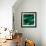 Emerald Fibers Two-Ruth Palmer-Framed Art Print displayed on a wall