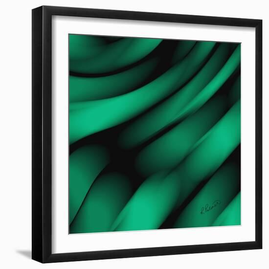 Emerald Fibers Two-Ruth Palmer-Framed Art Print