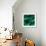 Emerald Fibers Two-Ruth Palmer-Framed Art Print displayed on a wall