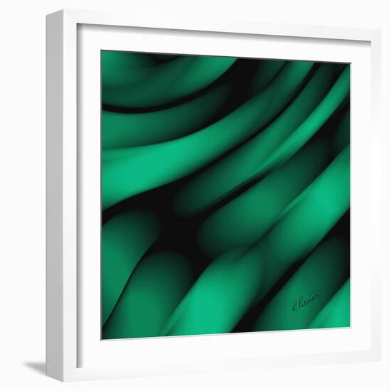 Emerald Fibers Two-Ruth Palmer-Framed Art Print