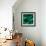 Emerald Fibers Two-Ruth Palmer-Framed Art Print displayed on a wall