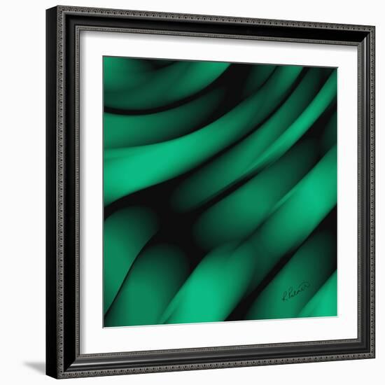 Emerald Fibers Two-Ruth Palmer-Framed Art Print