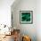 Emerald Fibers Two-Ruth Palmer-Framed Art Print displayed on a wall