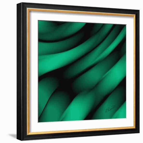 Emerald Fibers Two-Ruth Palmer-Framed Art Print