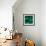 Emerald Fibers Two-Ruth Palmer-Framed Art Print displayed on a wall