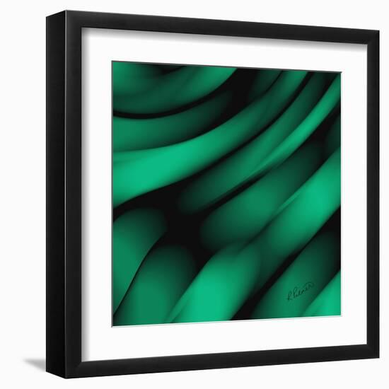 Emerald Fibers Two-Ruth Palmer-Framed Art Print